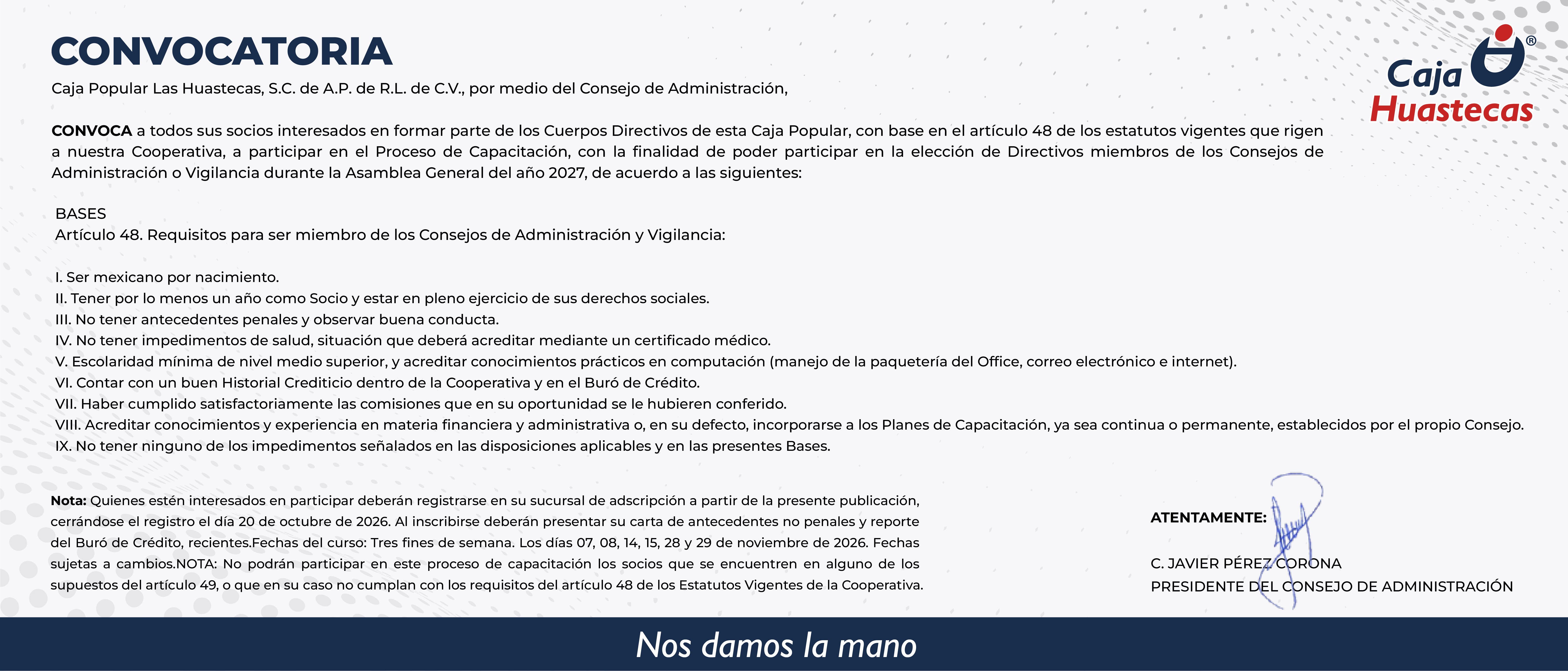 CONVOCATORIA