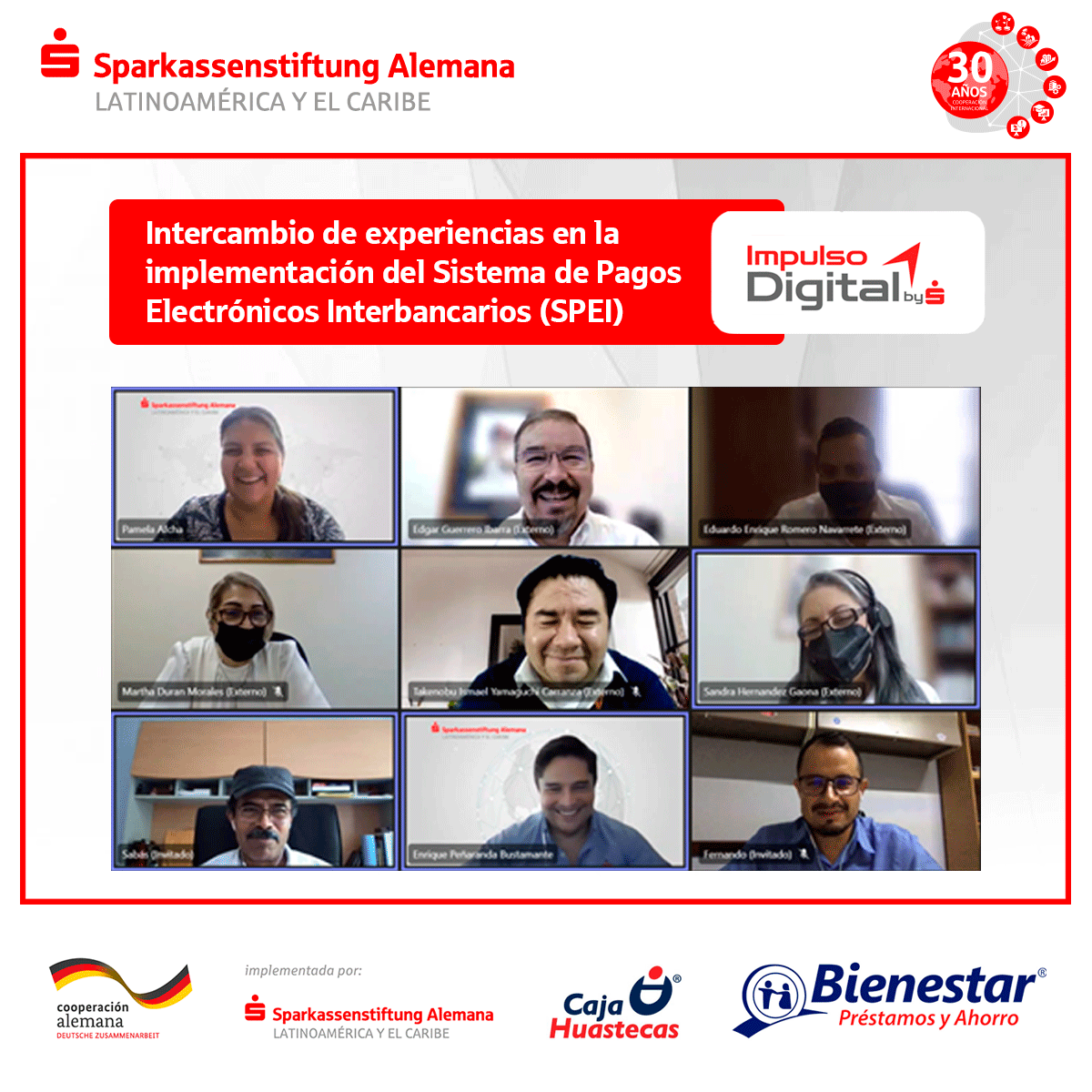 Participación en el intercambio de experiencias en la implementación del Sistema de Pagos Electrónicos Interbancarios (SPEI)